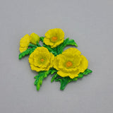 Poppy  Flower Silicone Mold Cake Decorating Tool for Crafts, Resin,Polymer Clay.