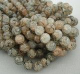 Multi-Colored Crackle Style Round Imitation Jade Glass Beads for Jewelry Making.