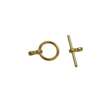 Toggle T-Bar Clasp Round Jewelry Making Supply.