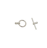 Toggle T-Bar Clasp Round Jewelry Making Supply.