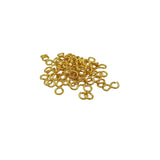 200Pcs Jump Rings Gold Plated over Brass