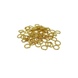 200Pcs Jump Rings Gold Plated over Brass