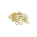 200Pcs Jump Rings Gold Plated over Brass