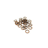 200Pcs Jump Rings Copper Plated over Brass