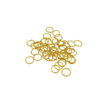 200Pcs Jump Rings Gold Plated over Brass